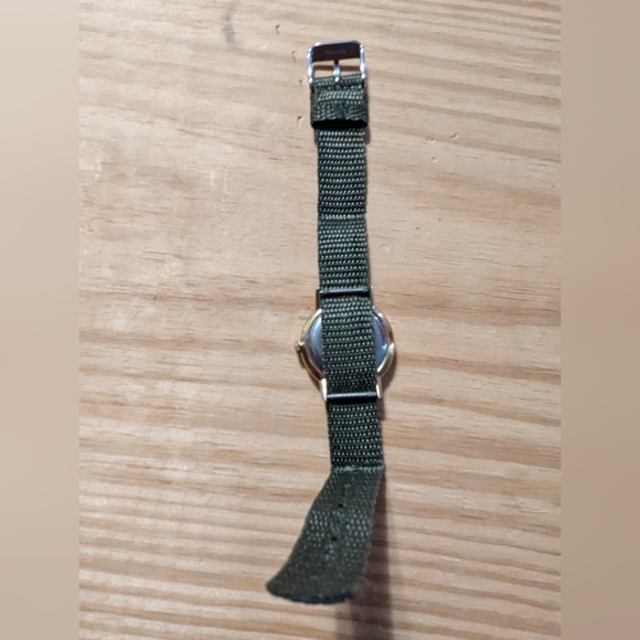 1958 Elgin Men's Gold 19Jwl Made in USA Watch - gold toned w/ Textured Dial - Picture 8 of 9